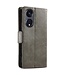SoFetch Grijs Modern Bookcase Hoesje voor de Oppo Reno8 T