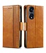 SoFetch Lichtbruin Modern Bookcase Hoesje voor de Oppo Reno8 T