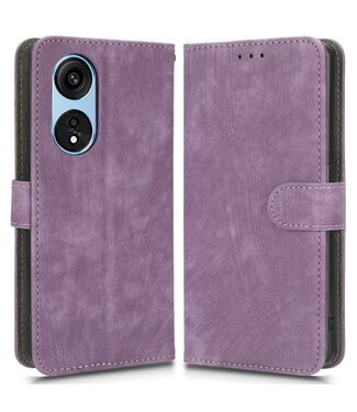 SoFetch Paars RFID Krasbestendig Bookcase Hoesje Oppo Reno8 T