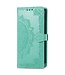 SoFetch Groen Mandala Bookcase Hoesje met Polsbandje voor de Oppo Reno8 T