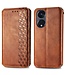 SoFetch Bruin Ruiten Bookcase Hoesje voor de Oppo Reno8 T