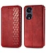 SoFetch Rood Ruiten Bookcase Hoesje voor de Oppo Reno8 T