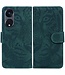 SoFetch Groen Tijger Bookcase Hoesje voor de Oppo Reno8 T