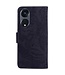 SoFetch Zwart Tijger Bookcase Hoesje voor de Oppo Reno8 T