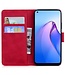 SoFetch Rood Tijger Bookcase Hoesje voor de Oppo Reno8 T