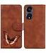 SoFetch Bruin Vlinder Bookcase Hoesje voor de Oppo Reno8 T