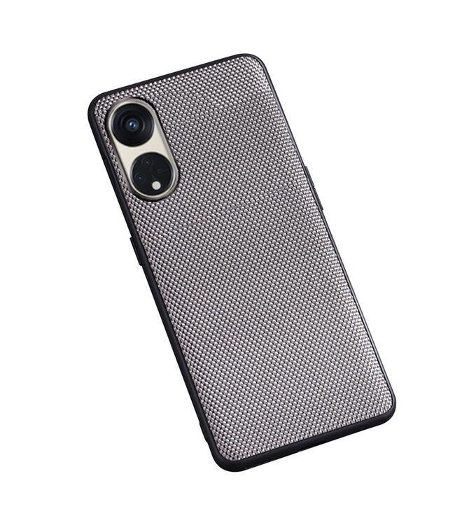 SoFetch Grijs Nylon Hybride Hoesje voor de Oppo Reno8 T