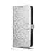 SoFetch Zilver Stippen Bookcase Hoesje met Polsbandje voor de Oppo Reno8 T