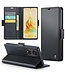 CaseMe Zwart RFID Pasjeshouder Bookcase Hoesje voor de Oppo Reno8 T