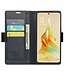 CaseMe Zwart RFID Pasjeshouder Bookcase Hoesje voor de Oppo Reno8 T