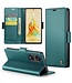 CaseMe Groen RFID Pasjeshouder Bookcase Hoesje voor de Oppo Reno8 T