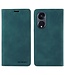 SoFetch Groen RFID Elegant Bookcase Hoesje voor de Oppo Reno8 T