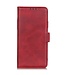 SoFetch Rood Magnetisch Klassieke Bookcase Hoesje voor de Oppo Reno 8 Pro