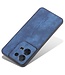 Azns Blauw Geometric Hybride Hoesje voor de Oppo Reno 8 Pro