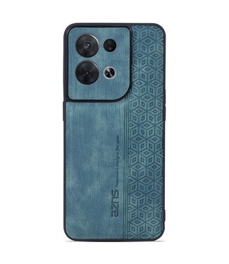 Azns Groen Geometric Hybride Hoesje Oppo Reno 8 Pro