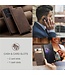 CaseMe Koffiebruin Magnetisch Bookcase Hoesje voor de Oppo Reno 8 Pro