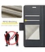 CaseMe Zwart RFID Bookcase Hoesje voor de Oppo Reno 8 Pro