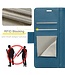 CaseMe Blauw RFID Bookcase Hoesje voor de Oppo Reno 8 Pro
