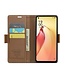 CaseMe Bruin RFID Bookcase Hoesje voor de Oppo Reno 8 Pro