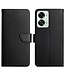 SoFetch SoFetch Zwart Nappa Textuur Bookcase Hoesje voor de OnePlus Nord 2T