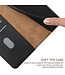 SoFetch SoFetch Zwart Nappa Textuur Bookcase Hoesje voor de OnePlus Nord 2T