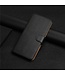 SoFetch SoFetch Zwart Nappa Textuur Bookcase Hoesje voor de OnePlus Nord 2T