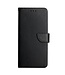 SoFetch SoFetch Zwart Nappa Textuur Bookcase Hoesje voor de OnePlus Nord 2T