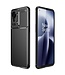 SoFetch SoFetch Zwart Krasbestendig Carbon TPU Hoesje voor de OnePlus Nord 2T