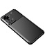 SoFetch SoFetch Zwart Krasbestendig Carbon TPU Hoesje voor de OnePlus Nord 2T