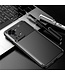 SoFetch SoFetch Zwart Krasbestendig Carbon TPU Hoesje voor de OnePlus Nord 2T
