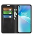 SoFetch SoFetch Zwart Modern Bookcase Hoesje voor de OnePlus Nord 2T