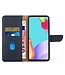 SoFetch SoFetch Blauw Nappa Textuur Bookcase Hoesje voor de OnePlus Nord 2T