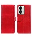 SoFetch SoFetch Rood Magnetisch Bookcase Hoesje voor de OnePlus Nord 2T