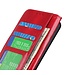 SoFetch SoFetch Rood Magnetisch Bookcase Hoesje voor de OnePlus Nord 2T