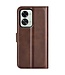 SoFetch SoFetch Bruin Stijlvol Bookcase Hoesje voor de OnePlus Nord 2T