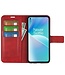 SoFetch SoFetch Rood Stijlvol Bookcase Hoesje voor de OnePlus Nord 2T