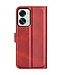 SoFetch SoFetch Rood Stijlvol Bookcase Hoesje voor de OnePlus Nord 2T