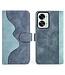 SoFetch SoFetch Blauw Twee kleuren Bookcase Hoesje voor de OnePlus Nord 2T