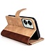 SoFetch SoFetch Geel Twee kleuren Bookcase Hoesje voor de OnePlus Nord 2T