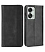 SoFetch SoFetch Zwart Retrostijl Bookcase Hoesje voor de OnePlus Nord 2T