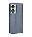 SoFetch SoFetch Blauw Retrostijl Bookcase Hoesje voor de OnePlus Nord 2T