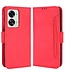SoFetch SoFetch Rood Pasjeshouder Modern Bookcase Hoesje voor de OnePlus Nord 2T
