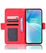 SoFetch SoFetch Rood Pasjeshouder Modern Bookcase Hoesje voor de OnePlus Nord 2T