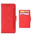 SoFetch SoFetch Rood Pasjeshouder Modern Bookcase Hoesje voor de OnePlus Nord 2T