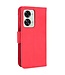 SoFetch SoFetch Rood Pasjeshouder Modern Bookcase Hoesje voor de OnePlus Nord 2T