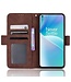 SoFetch SoFetch Bruin Pasjeshouder Modern Bookcase Hoesje voor de OnePlus Nord 2T