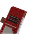 SoFetch SoFetch Rood Krokodillen Bookcase Hoesje voor de OnePlus Nord 2T