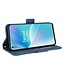 SoFetch SoFetch Blauw Pasjeshouder Modern Bookcase Hoesje voor de OnePlus Nord 2T