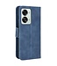 SoFetch SoFetch Blauw Pasjeshouder Modern Bookcase Hoesje voor de OnePlus Nord 2T