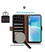 SoFetch SoFetch Zwart Krokodillen Bookcase Hoesje voor de OnePlus Nord 2T